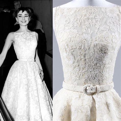 audrey hepburn givenchy dress oscars 1954|audrey hepburn flower dress.